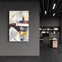 Wallity CAM-4080 Pintura Decorativa de Vidrio Templado Multicolor 46 x 72 cm